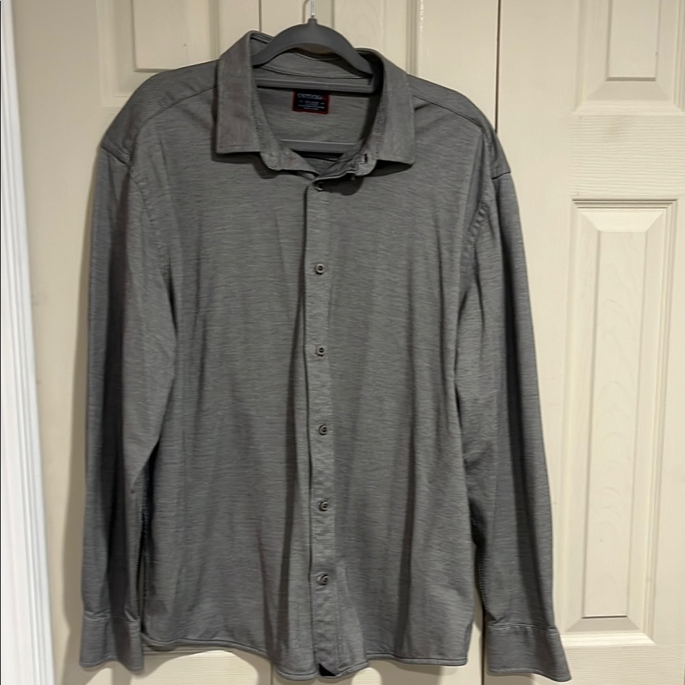 Untuckit Gray Button-Up Shirt